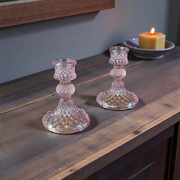 Short Pink Candlestick