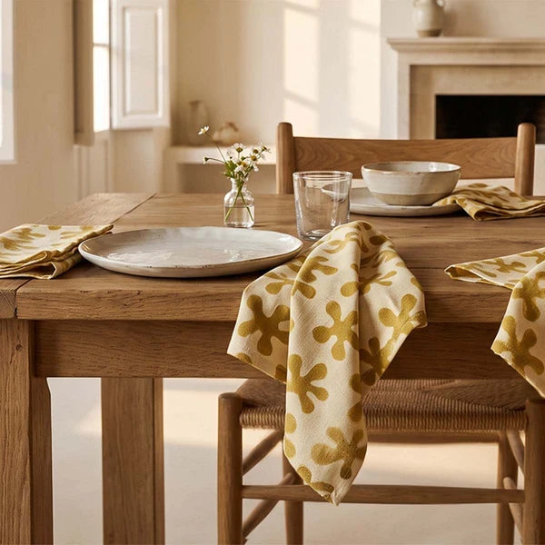 Ochre Star Multi Tablecloth