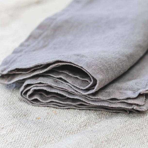 Grey Linen Napkins