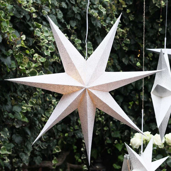 White Silver Glitter Light