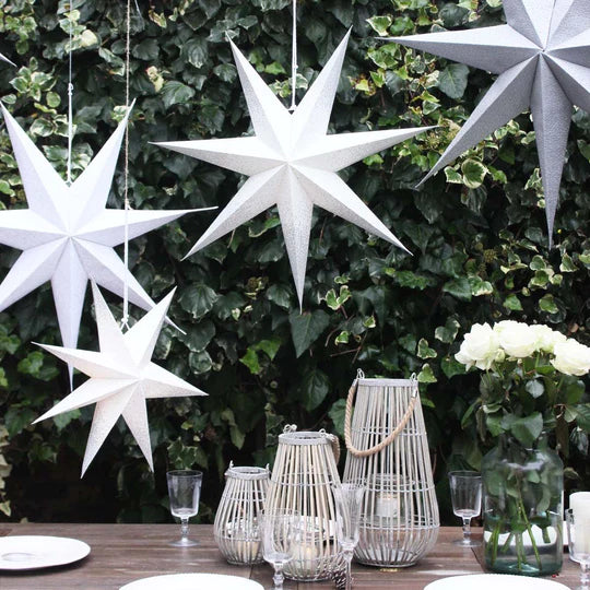 White Silver Glitter Light