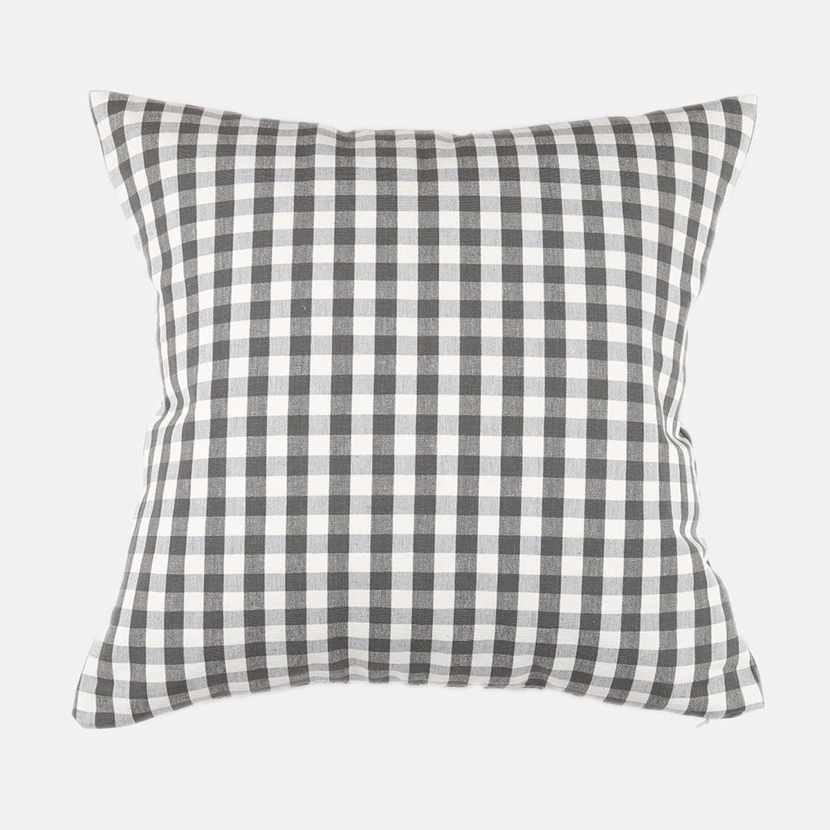 Grey Multi Check Cushion
