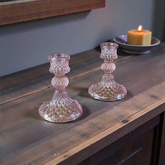 Short Pink Candlestick