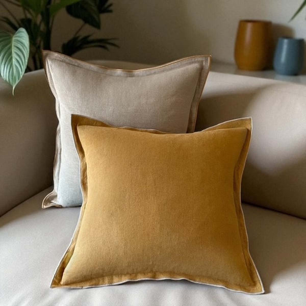 Sage Green Linen Mix Cushion