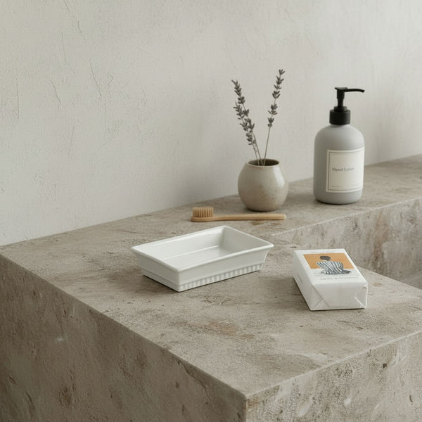 Classic White Soap Dish