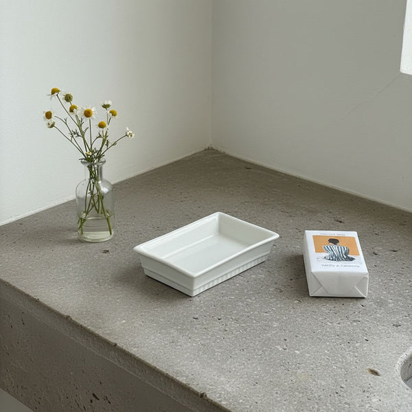 Classic White Soap Dish