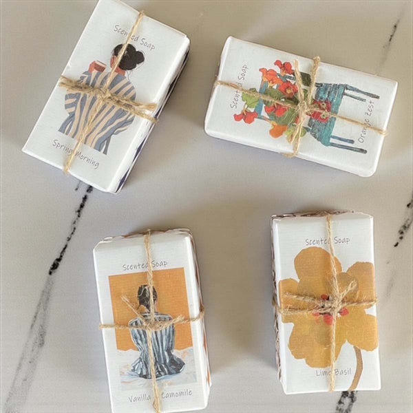 Orange Zest Scented Soap Duo