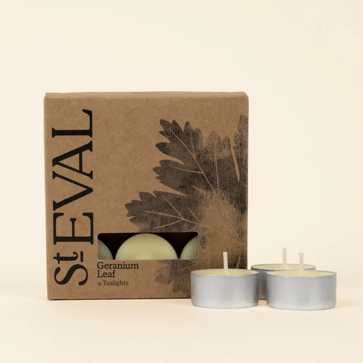 Geranium Leaf Tealights