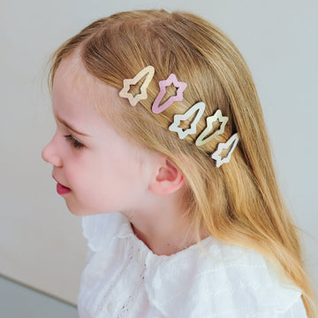 Star Cut Out Hair Clips