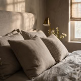 100% Wool Beige Cushion