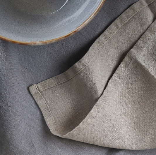 Taupe Linen Napkins