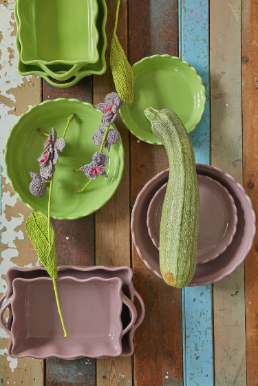 Stoneware Oven to Table Dish - Lavender
