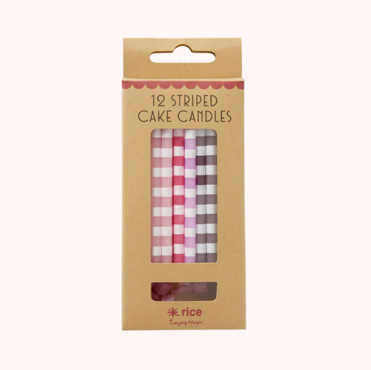Soft Pink Cake Candles