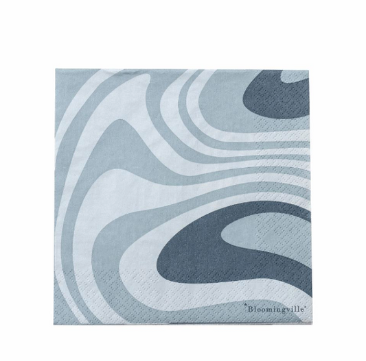 Niloa Paper Napkin, Blue