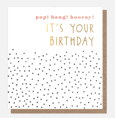 Pop Bang Hooray Card