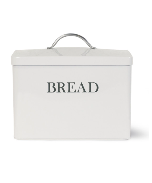 Bread Bin In White
