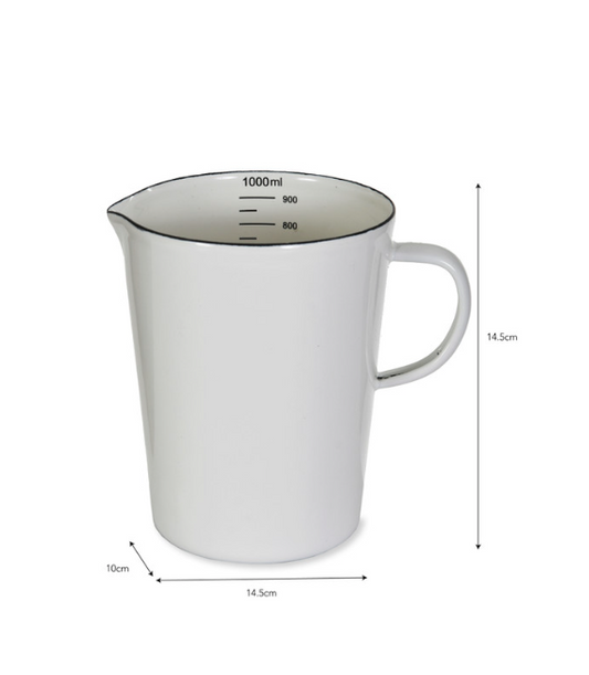 Enamel Measuring 1L Jug