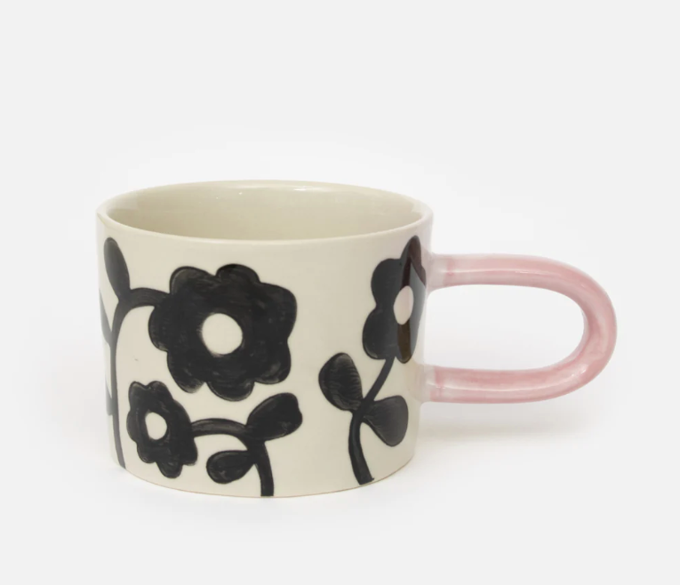 Mono Floral Mug