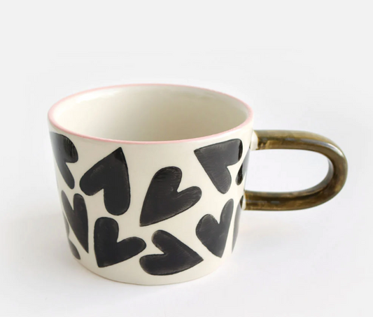 Mono Heart Mug
