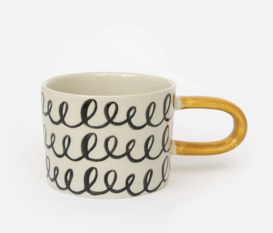 Mono Squiggle Mug