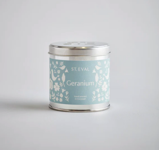 Geranium Tin Pot