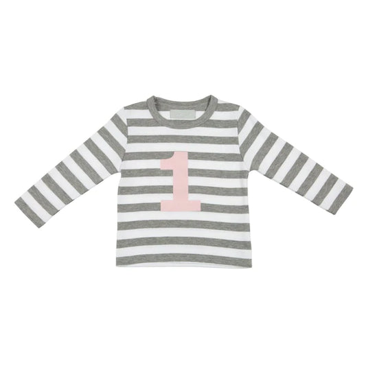 Breton Numbers Striped T Shirt
