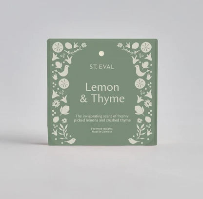 Lemon & Thyme Scented Tealights