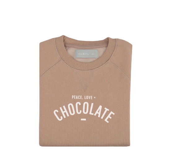 "Peace, Love and Chocolate" Sweatshirt