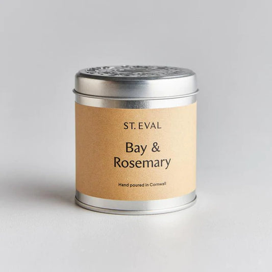 Bay & Rosemary Tin Candle