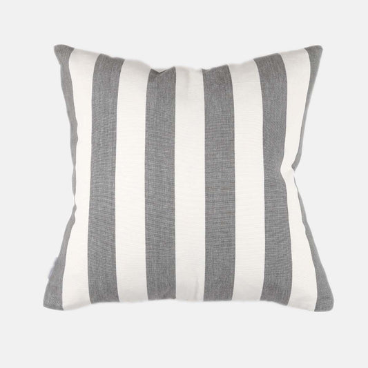 Wide Slate Stripe Cushion